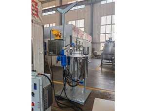 50L高壓高溫不銹鋼復合板電動(dòng)升降反應釜已完工發(fā)往衢州