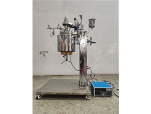 5L不銹鋼油浴電加熱手動(dòng)升降反應釜已完工發(fā)往廈門(mén)
