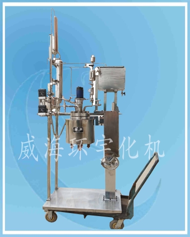 2L 鈦材升降反應釜系統