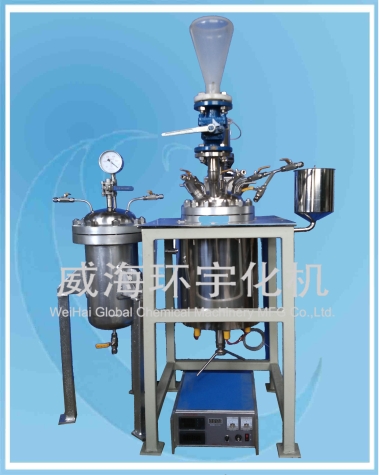 10L 攪拌反應釜配過(guò)濾罐