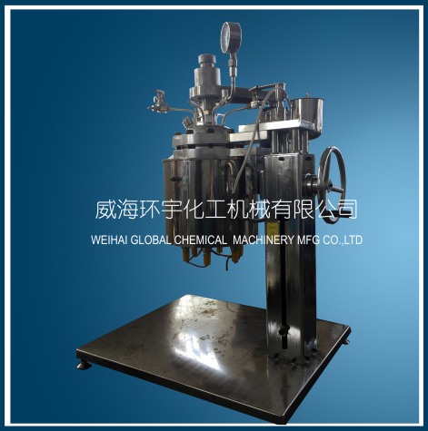 10L不銹鋼手動(dòng)升降反應釜